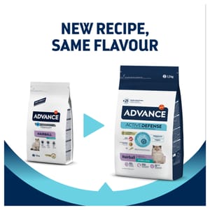 ADVANCE ADVANCE 絕育成貓糧 特殊護理 毛球護理 1.5kg 5kg 正面圖
