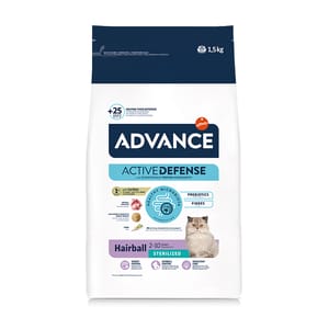 ADVANCE ADVANCE 絕育成貓糧 特殊護理 毛球護理 1.5kg 5kg  正面圖