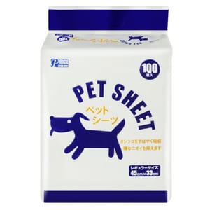 PET PET SHEET 除臭寵物尿墊 狗尿墊 狗尿片 [33*45 S碼 100枚]   正面圖
