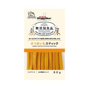 DoggyMan DoggyMan 日本狗零食 無添加良品 蕃薯條 80g 80g 正面圖