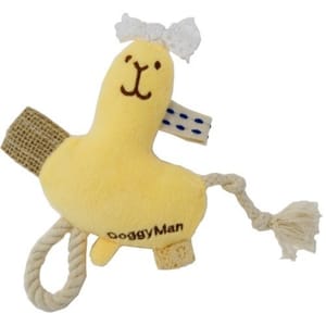 DoggyMan DoggyMan 日本狗玩具 蝴蝶結草泥馬公仔   背面圖