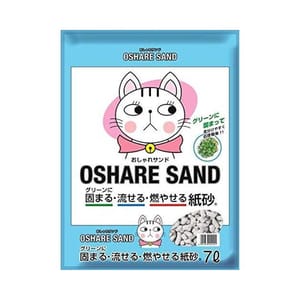 日本Oshare 日本Oshare Sand 紙貓砂 原味 7L 7L  正面圖