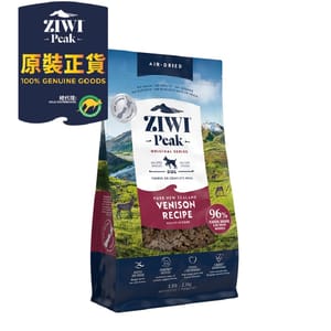 ZiwiPeak ZiwiPeak 狗糧 風乾鹿肉配方 Venison 2.5kg 5kg  正面圖