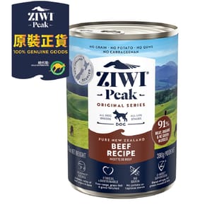ZiwiPeak ZiwiPeak 狗罐頭 牛肉配方 390g 390g 正面圖