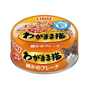 CIAO CIAO 貓罐頭 INABA わがまま猫 細切鰹魚+金槍魚 115g 115g 正面圖