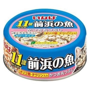 CIAO CIAO 貓罐頭 INABA 前浜の魚 11歲以上 鰹魚 115g 115g 正面圖