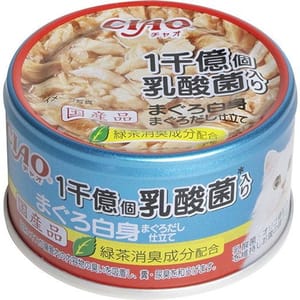 CIAO CIAO 貓罐頭 1千億個乳酸菌系列 金槍魚 85g 85g 正面圖