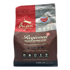 Orijen Orijen 貓糧 渴望貓糧 貓糧 無穀物貓糧 Regional 紅肉味 2.27kg 原裝香港行貨保證 27kg 正面圖