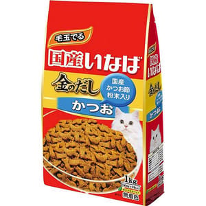 日本INABA 日本INABA 金のだし 貓糧 鰹魚 1kg 1kg  正面圖
