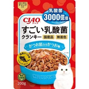 CIAO CIAO 貓糧 日本3000億個乳酸菌 鰹魚 200g 200g 正面圖