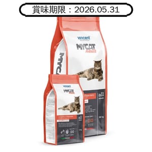 Vincent Vincent MYCAT 貓糧至尊 貓糧 全貓適用 意大利製造 雞肉味 4kg - 限時體驗價 4kg 正面圖