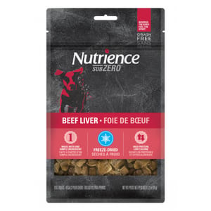Nutrience Nutrience SUBZERO 狗零食 凍乾脫水狗小食 鮮牛肝 90g 90g 正面圖