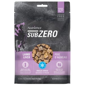 Nutrience Nutrience SUBZERO 狗零食 凍乾脫水狗小食 鮮羊肝 90g 90g 正面圖
