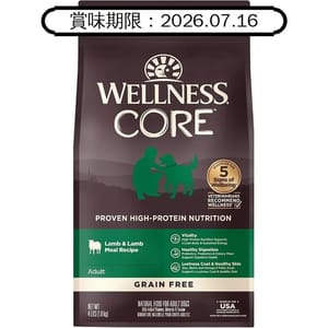 WELLNESS WELLNESS CORE 狗糧 無穀物 羊肉 4lb 4lb  正面圖