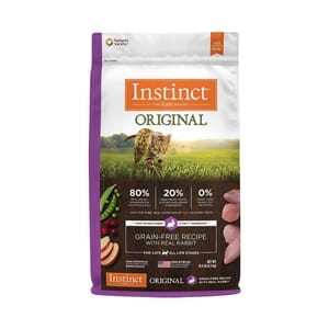 Instinct Instinct 貓糧 本能 貓糧 無穀物兔肉配方 4.5lb 5lb 正面圖