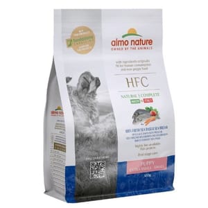 Almo Almo Nature HFC 幼犬糧 新鮮鱸魚鯛魚 細粒裝 300g 300g  正面圖