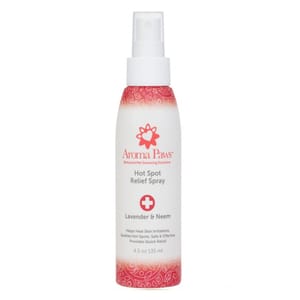 Aroma Aroma Paws 天然舒緩噴霧 薰衣草 Hot Spot Relief Spray with Lavender & Neem 4.5oz 5oz 犬用 正面圖