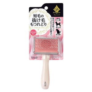 Petio Petio Preciante 短毛貓犬專用有柄硬針梳 小 正面圖