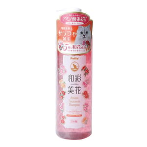 和彩美花 和彩美花 日本製氨基酸護理 犬用花香低刺激洗毛液 柔順&光澤 480ml 480ml 犬用 正面圖