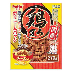 Petio Petio 狗零食 日本產濃郁蒸雞肉波浪條 芝士 270g 270g 正面圖