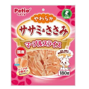 Petio Petio 狗零食 日本產牛奶雞胸肉薄片 膠原蛋白+毛髮關節健康 180g 180g 正面圖