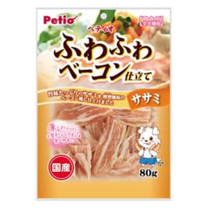 Petio Petio 狗零食 日本產煙燻雞胸肉片 80g 80g 正面圖