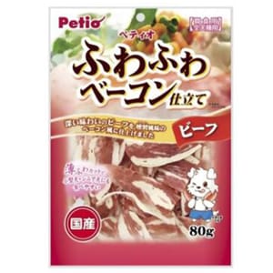 Petio Petio 狗零食 日本產煙燻牛肉片 65g 65g 正面圖