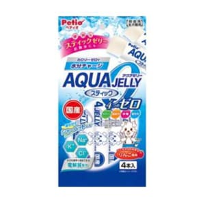 Petio Petio 狗零食 日本產蘋果味補水啫喱條 可雪凍 零卡路裡零脂肪零糖 4支裝 正面圖