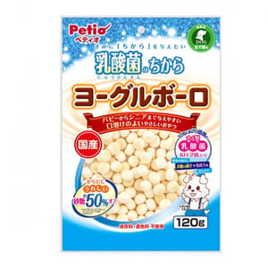 Petio Petio 狗零食 日本產 乳酸菌 低聚糖乳酪小饅頭 腸胃健康 增強免疫力 120g 120g 正面圖