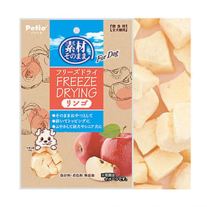 Petio Petio 狗零食 高纖凍乾蘋果乾 原汁原味 25g 25g 正面圖