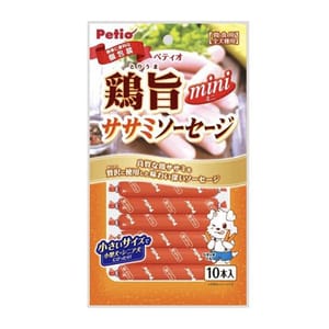 Petio Petio 狗零食 濃郁美味雞肉腸 10p   正面圖