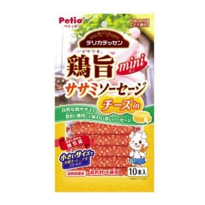 Petio Petio 狗零食 濃郁美味芝士雞肉腸 10p 正面圖