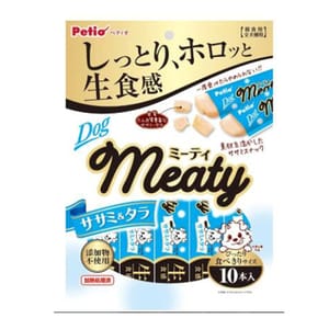 Petio Petio 狗零食 無添加 生食感雞鱈魚&雞胸肉 肉醬 10支裝 正面圖