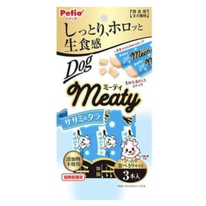Petio Petio 狗零食 無添加 生食感 鱈魚&雞胸肉肉醬 3支裝 正面圖