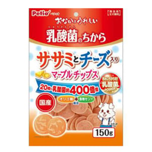 Petio Petio 狗零食 日本產 乳酸菌 低脂雞胸肉芝士圓片 腸道健康 120g 120g 正面圖