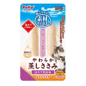 Petio Petio 貓零食 原汁原味 扇貝味蒸雞胸肉 2P 正面圖