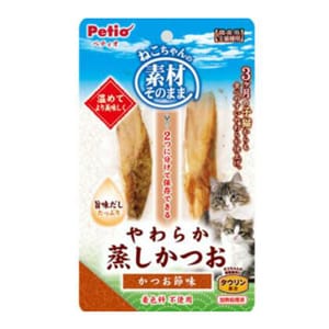 Petio Petio 貓零食 原汁原味 鰹魚節味蒸鰹魚 2P 正面圖