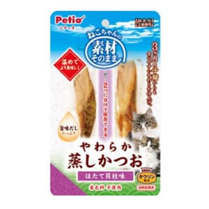 Petio Petio 貓零食 原汁原味 扇貝味蒸鰹魚 2P 正面圖