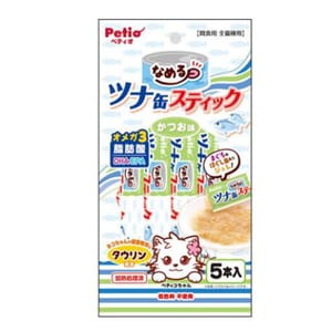Petio Petio 吞拿魚&鰹魚貓濕糧條5支裝   正面圖