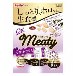 Petio Petio 貓零食 無添加生食感 吞拿魚&雞胸肉 肉醬 8支裝 正面圖