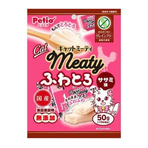 Petio Petio Meaty 貓零食 日本產無穀物 鬆軟雞胸肉肉醬 50g 50g  正面圖