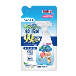 Petio Petio 除菌除臭噴霧補充裝 400ml 400ml 犬用 正面圖