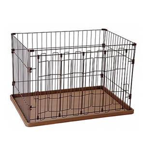 Petio Petio 全開式摺疊圍欄 犬用 正面圖
