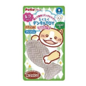 Petio Petio 磨牙潔齒玩具 魚 貓用 正面圖