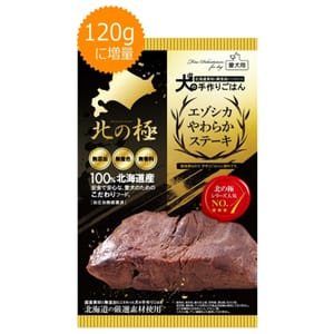 日本直送 日本直送 北之極 梅花鹿肉排 120g 120g 正面圖