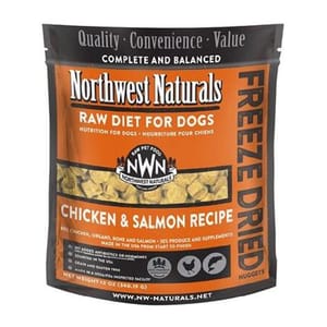 Northwest Northwest Naturals 無穀物凍乾脫水狗糧 雞肉+三文魚 12oz 340g 12oz 正面圖