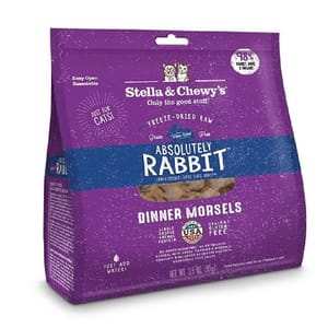 Stella & Chewy's Stella & Chewy's 貓糧 Dinner Morsels 凍乾生肉主食糧 兔肉配方 18oz 18oz 正面圖
