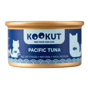 KOOKUT KOOKUT 貓罐頭 天然太平洋吞拿魚 70g 70g 正面圖