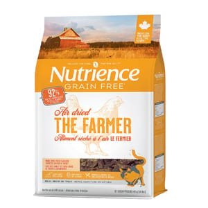 Nutrience Nutrience 貓糧 無穀物農場風味 雞+火雞及三文魚 400g 400g  側面圖