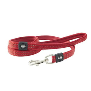 Buster氯丁橡膠牽繩 Buster氯丁橡膠牽繩 Neoprene Lead 180cm 紅色 細碼   正面圖
